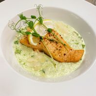 Baked Salmon Risotto